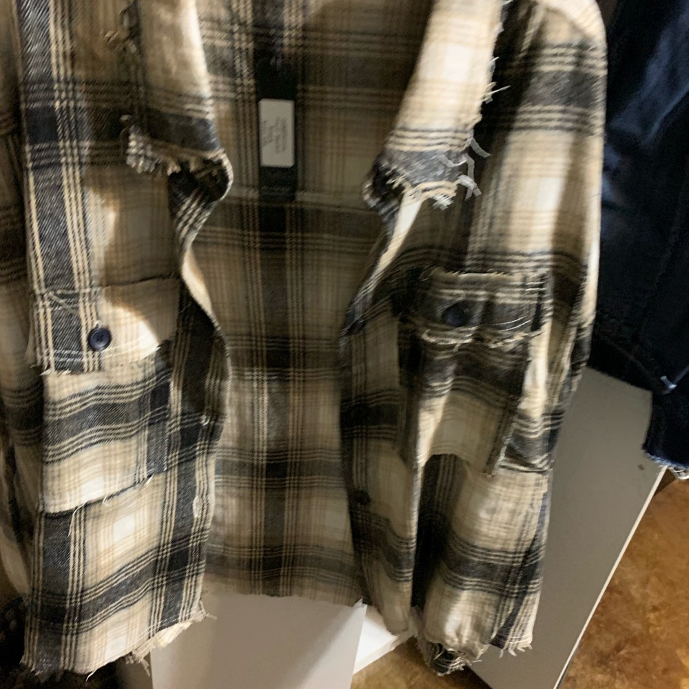 Glitzy Girl Black Plaid Shacket - Picture 3 of 8